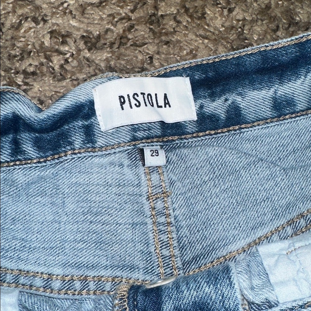 Pistola Denim Frayed Hem Women Shorts - Picture 3 of 6